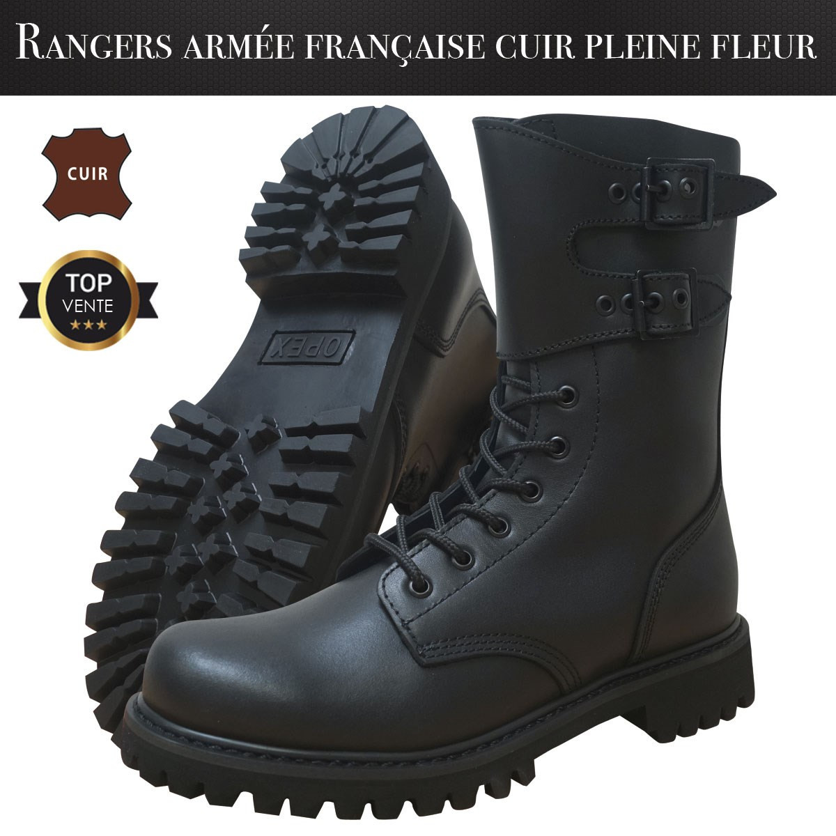 rangers militaire homme